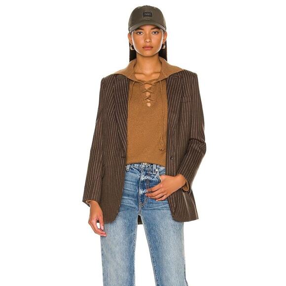 Nili Lotan Gloria Wool Sweater in Cognac - Picture 10 of 13